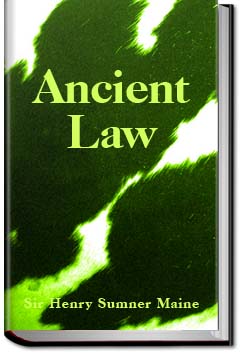 Ancient Law | Sir Henry Sumner Maine