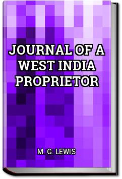 Journal of a West India Proprietor | M. G. Lewis