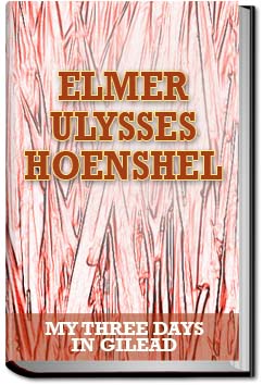 My Three Days in Gilead | Elmer Ulysses Hoenshel