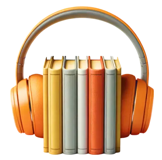 headphones with books